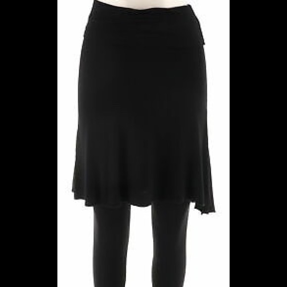 Legacy Pants - Legacy Black Mid-Length Rayon Skirted Legging M Legacy Pants - Legacy Black Mid-Length Rayon Skirted Legging M